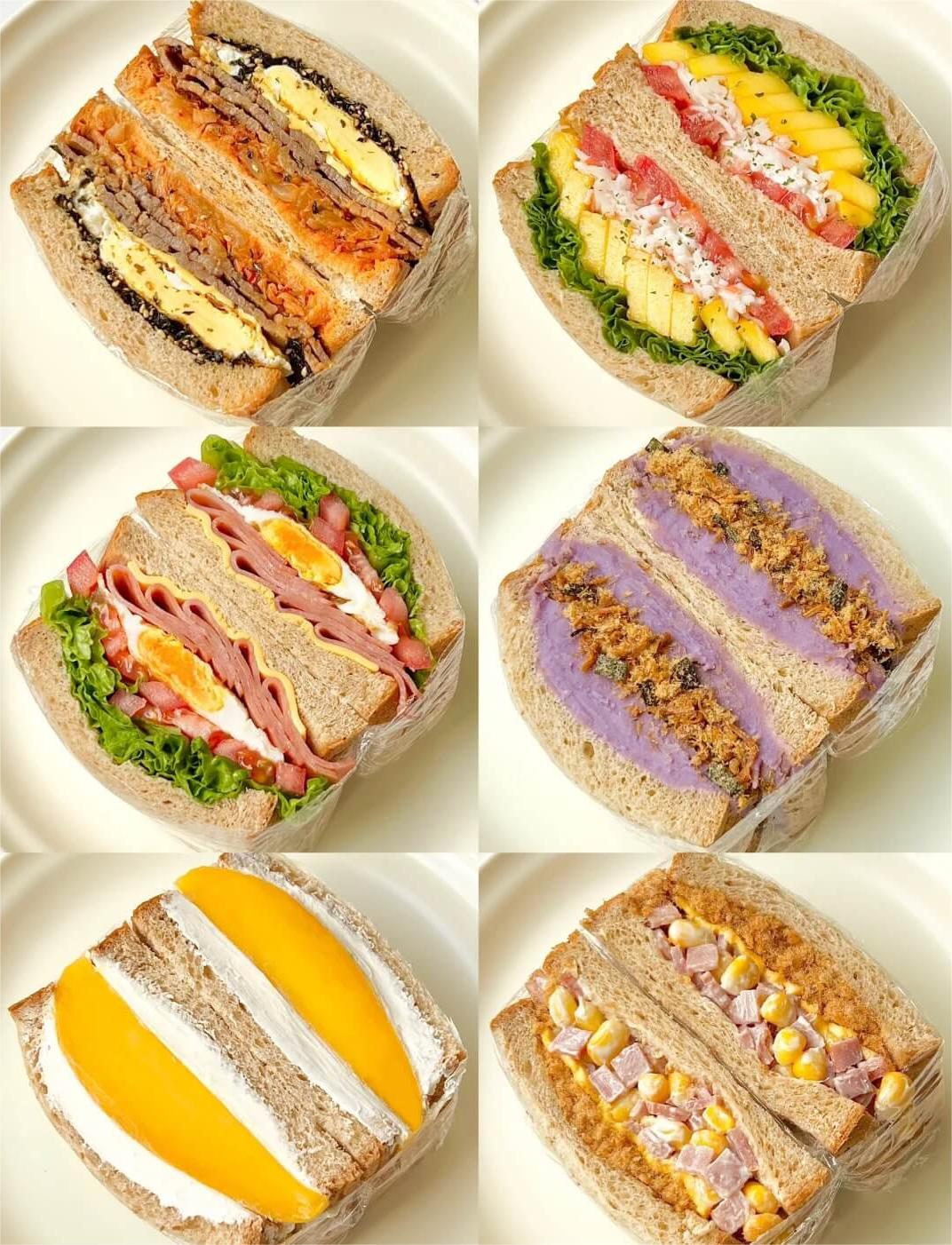 Mehrere erfrischende und köstliche Sandwich-Rezepte!