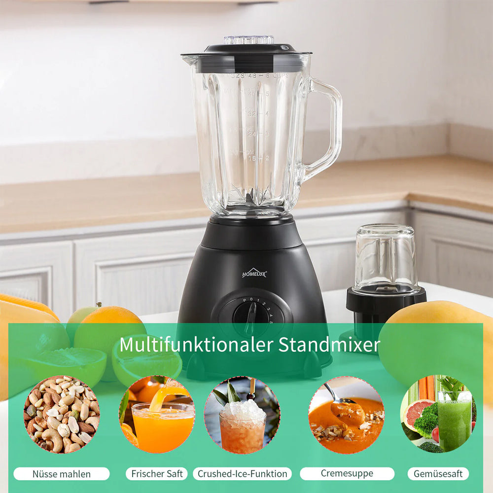 HOMELUX Standmixer Glas 350W – Ihr idealer Küchenhelfer