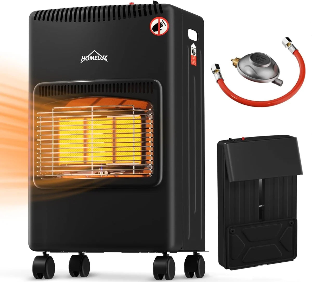 HOMELUX Gasheizung 4200W – Effiziente Keramikbrenner-Heizung für Räume bis 82m³