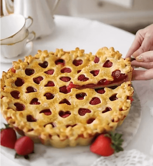 Rezept: Erdbeertarte mit Kuchenkruste