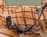 Ein paar einfache Schritte, um Ihnen zu zeigen, wie Sie Oreo-Marshmallow-Kuchen in der Heißluftfritteuse zubereiten können