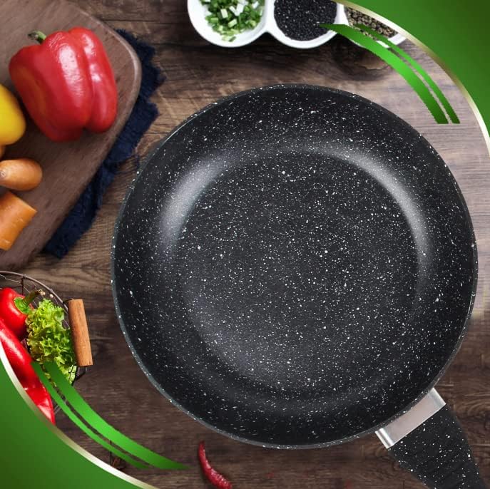 Pan 24cm frying pan, pan induction, coated pan with non-stick coating, suitable for all types of stoves (24cm