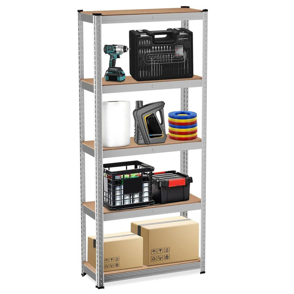 HOMELUX heavy-duty shelving unit, storage shelving, cellar shelving, workshop shelving up to 400 kg, 75 x 30 x 175 cm