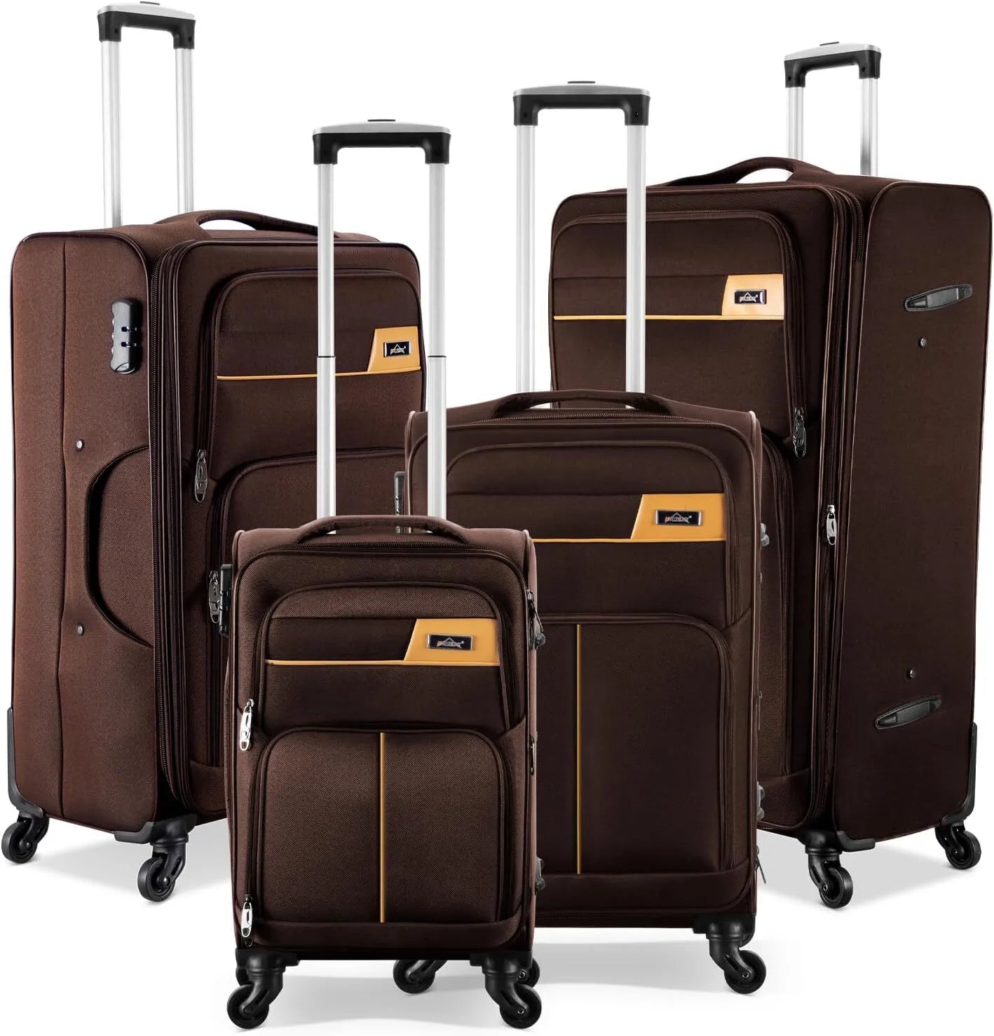 HOMELUX suitcase set 4 pieces travel suitcase trolley rolling suitcase set-SML-XL