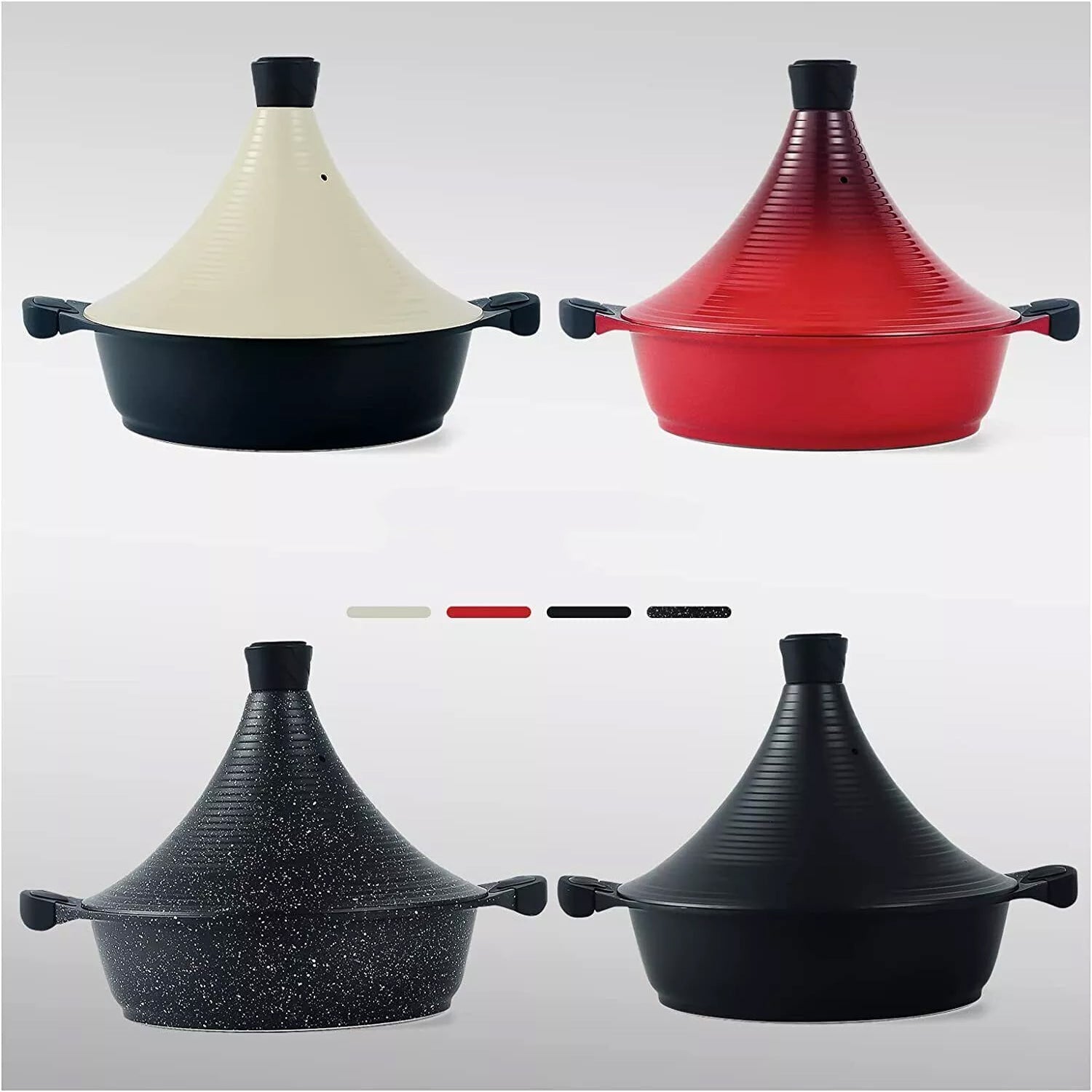 Tajine pot Moroccan tagine 28cm non-stick coating made of aluminium 