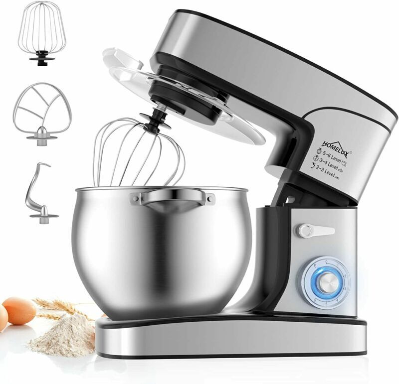 Food processor 2500W kneading machine, 12 L dough machine with stainless steel bowl 