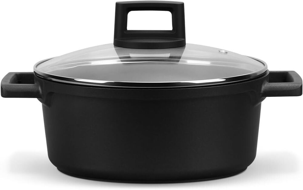 Cooking pot induction 20/24/28cm pot with non-stick coating, roaster all types of stoves 