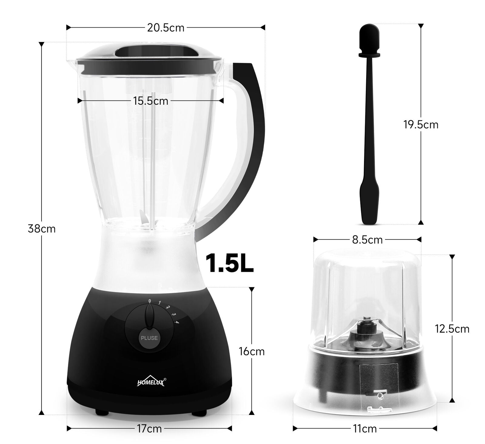 Stand mixer 400w 1.5 L plastic mixer smoothie maker 3 in 1 universal blender 