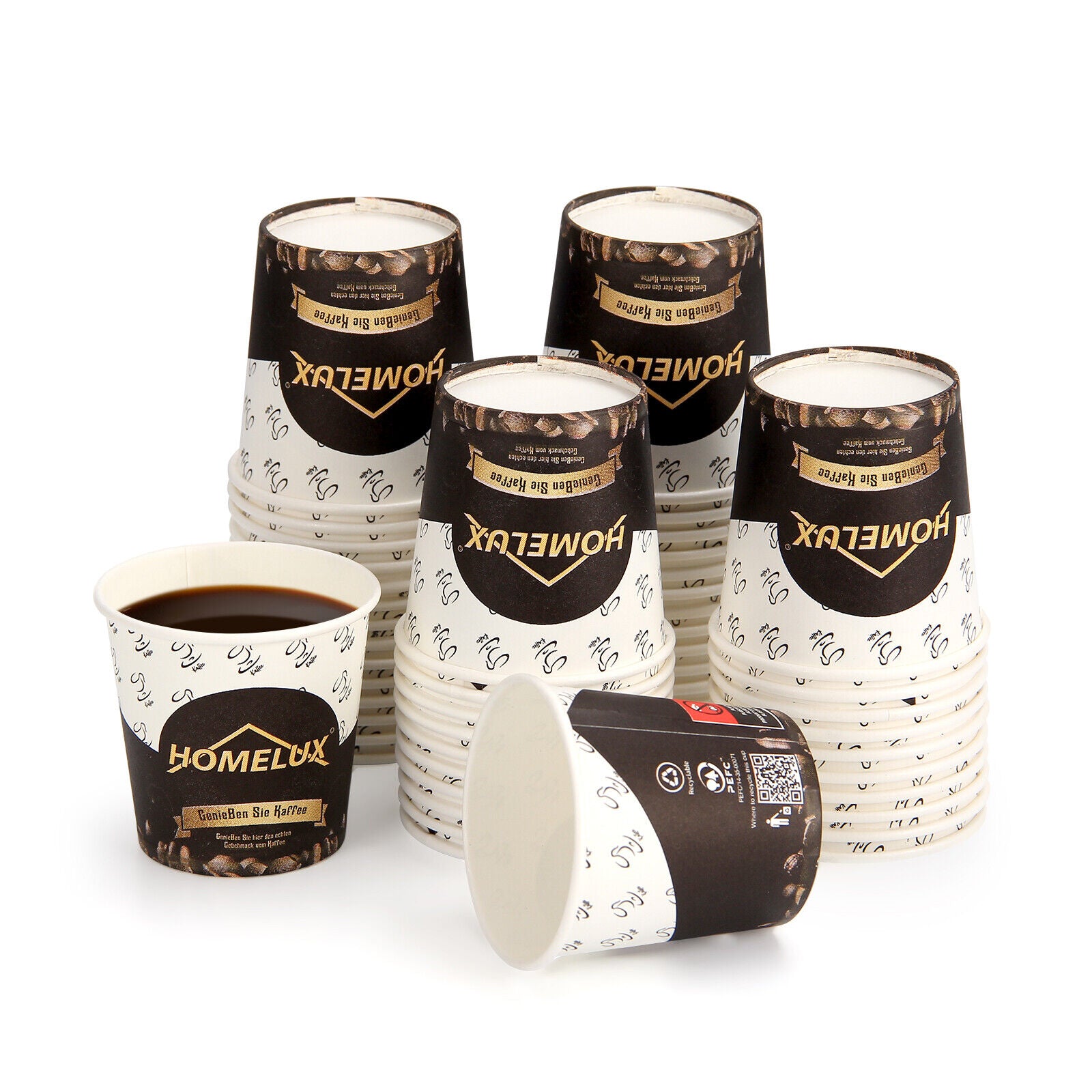 Coffee cup paper cup disposable 0.2l/0.1l, coffee coffee to go cup hard paper 