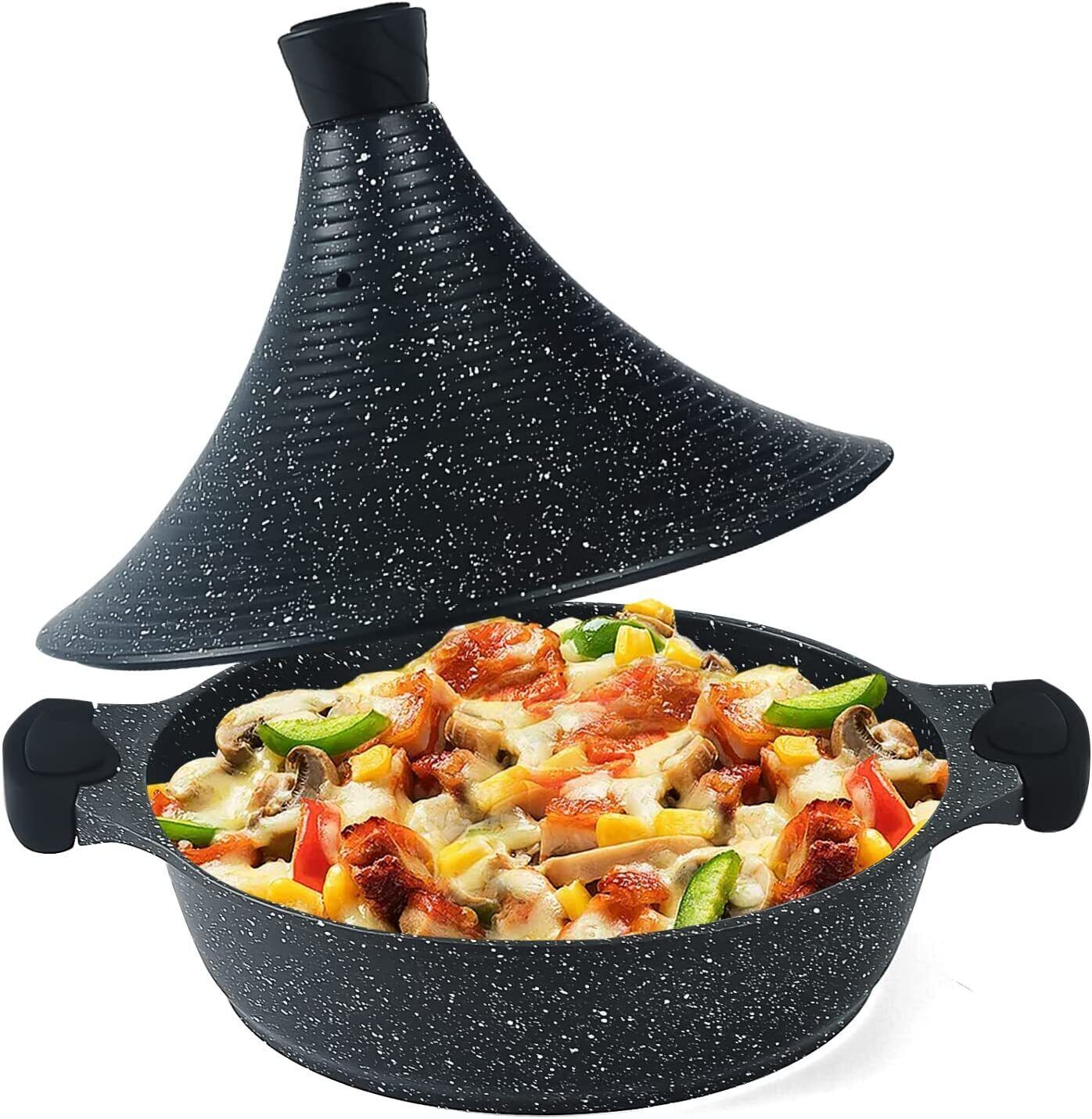 Tajine Topf Marokkanische Tagine 28cm Antihaftbeschichtung aus Aluminium